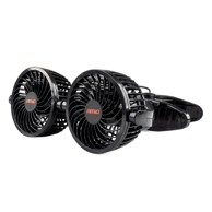 AMIO Ventilator za auto s zakačkom 2x4", 12V